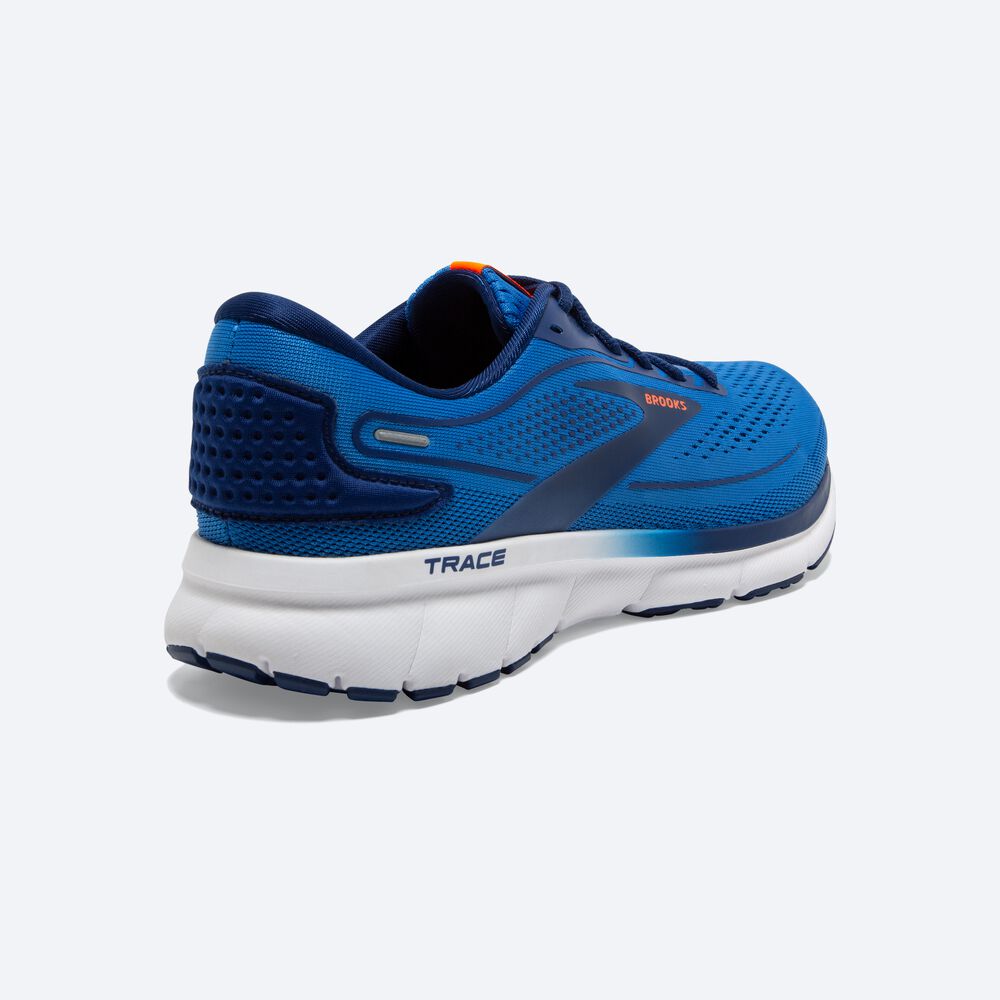 Brooks Trace 2 Férfi Futócipő Kék/Kék/Narancssárga | HU964708