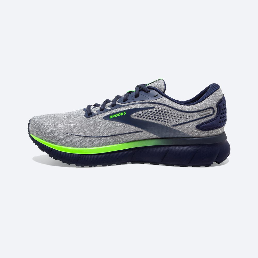 Brooks Trace 2 Férfi Futócipő Szürke/Kék/Zöld | HU874109