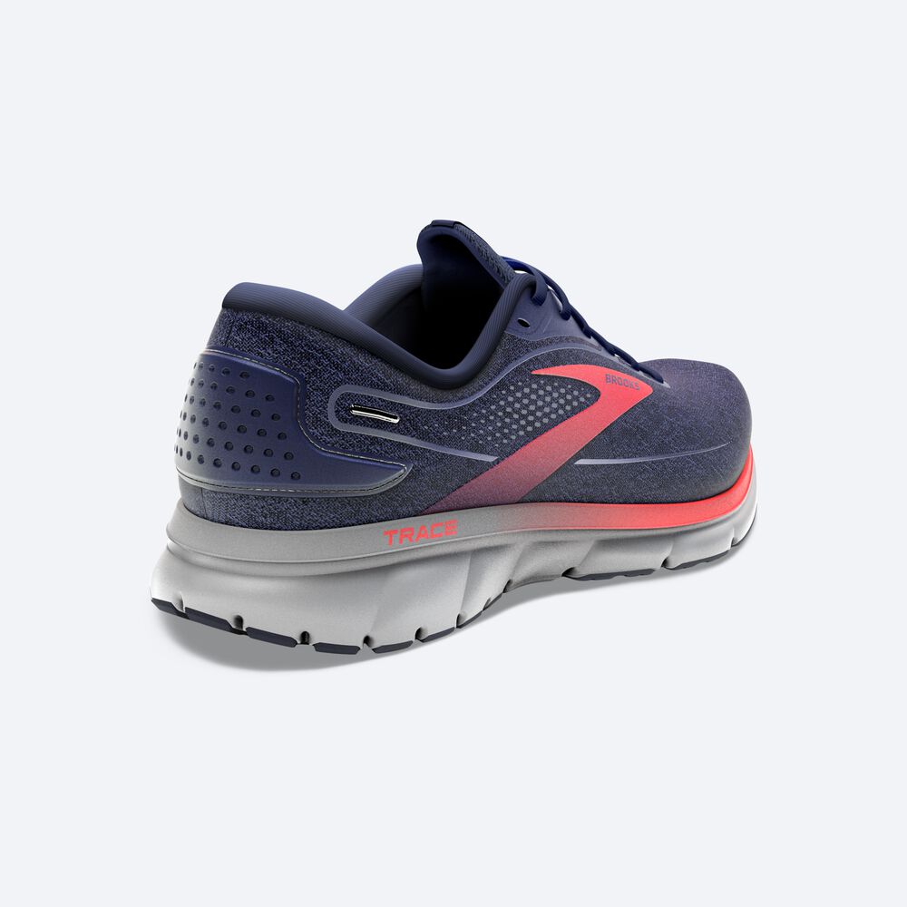 Brooks Trace 2 Férfi Futócipő Sötétkék/Szürke/Piros | HU184506