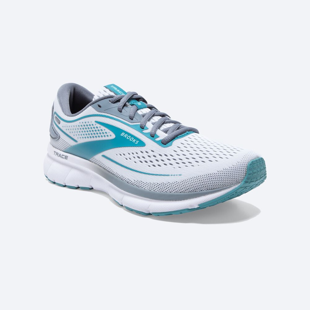 Brooks Trace 2 Női Futócipő Fehér/Szürke | HU683519