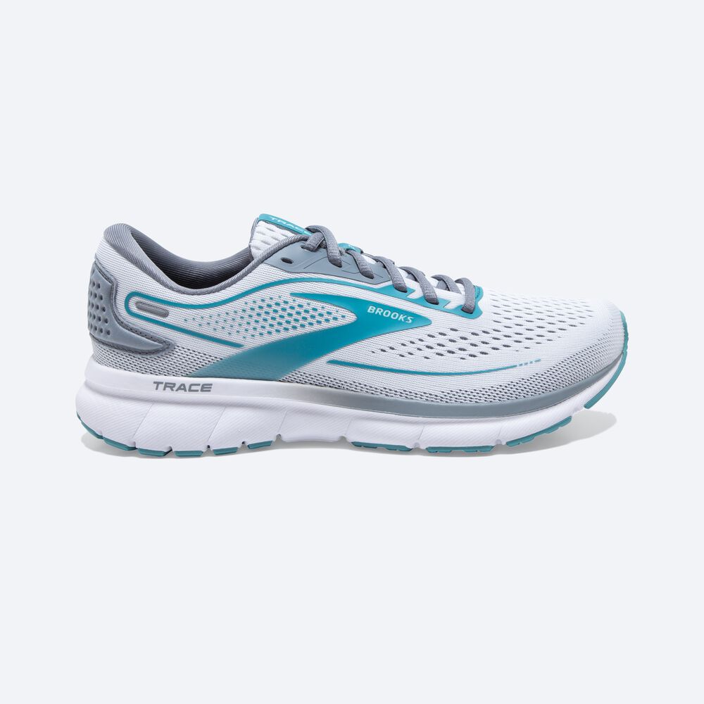 Brooks Trace 2 Női Futócipő Fehér/Szürke | HU683519