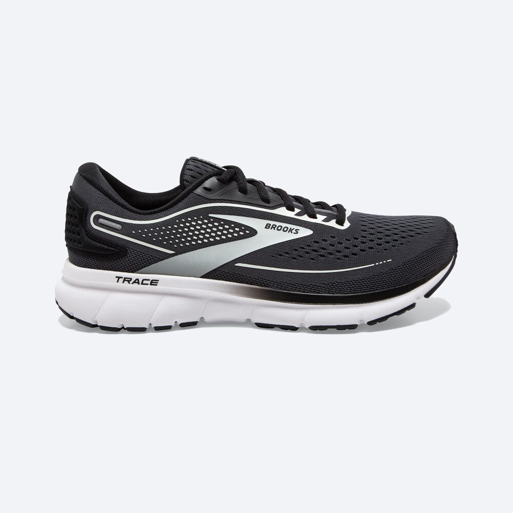 Brooks Trace 2 Női Futócipő Fekete/Fehér | HU948073