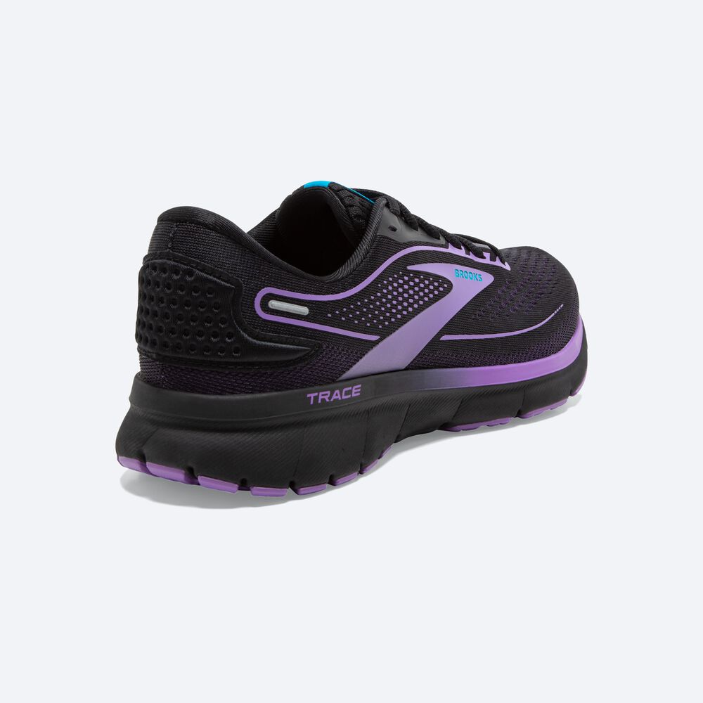 Brooks Trace 2 Női Futócipő Fekete/Virágos | HU983504