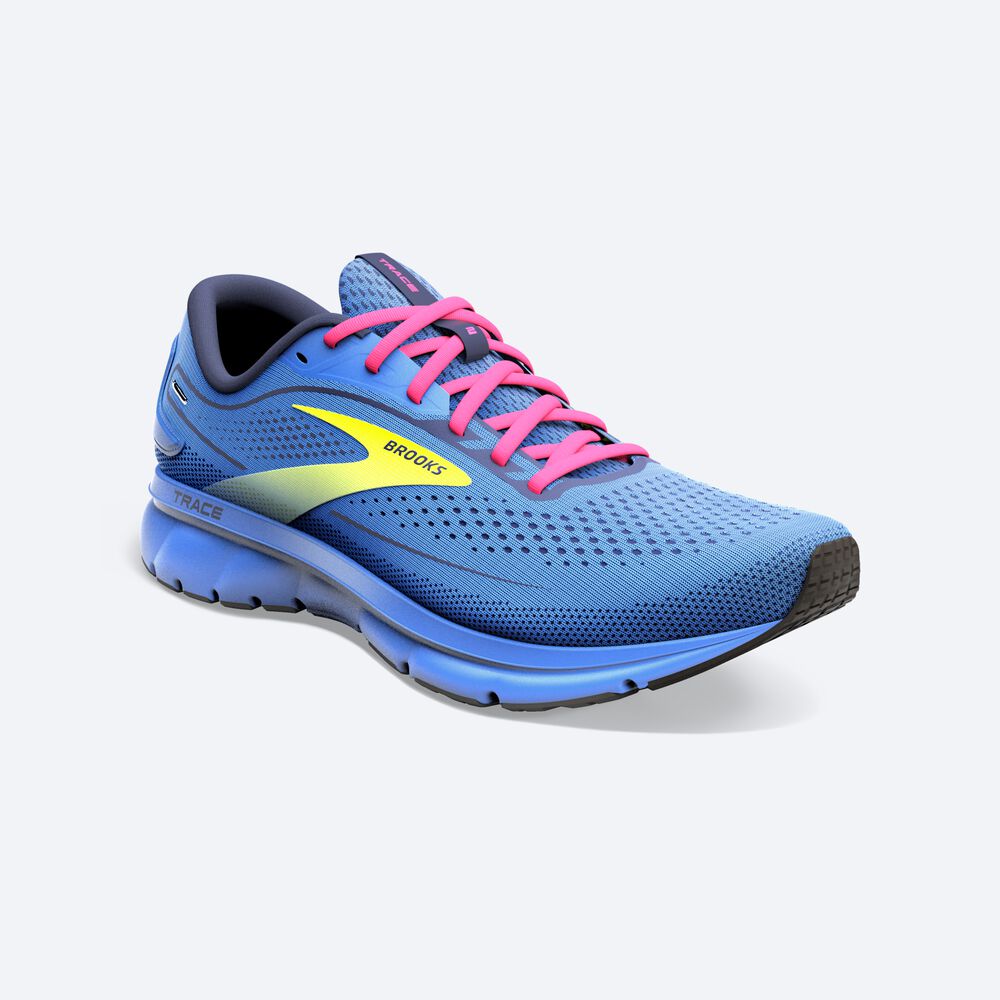 Brooks Trace 2 Női Futócipő Kék/Rózsaszín | HU690812