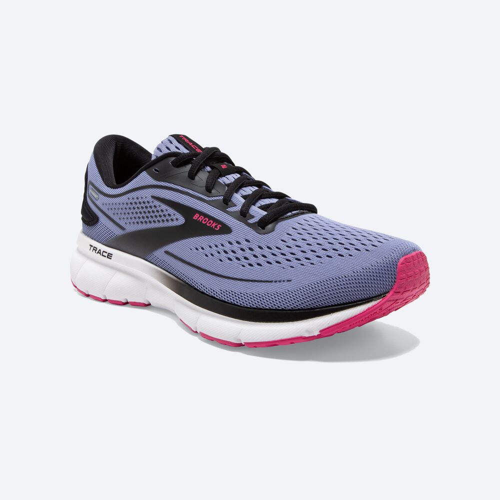 Brooks Trace 2 Női Futócipő Lila/Fekete/Rózsaszín | HU307918