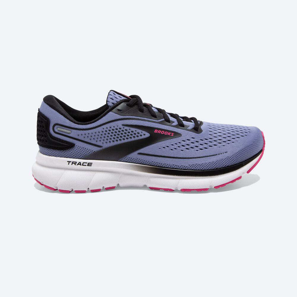 Brooks Trace 2 Női Futócipő Lila/Fekete/Rózsaszín | HU307918