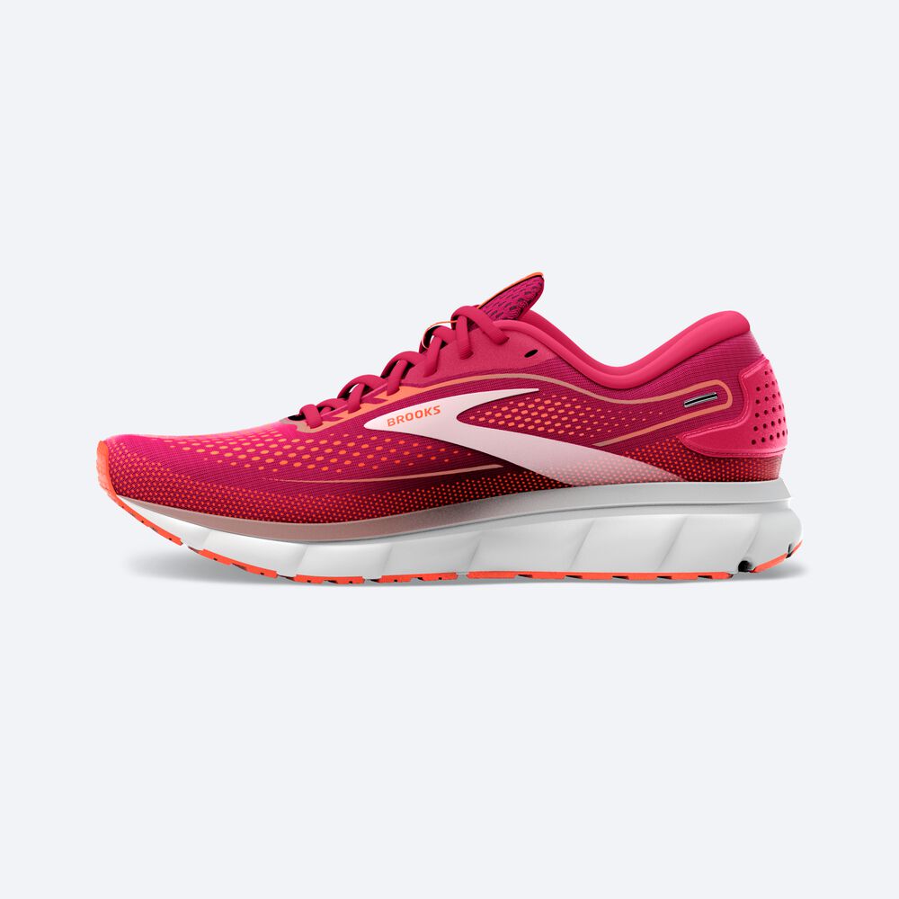 Brooks Trace 2 Női Futócipő Piros/Rózsaszín | HU936245