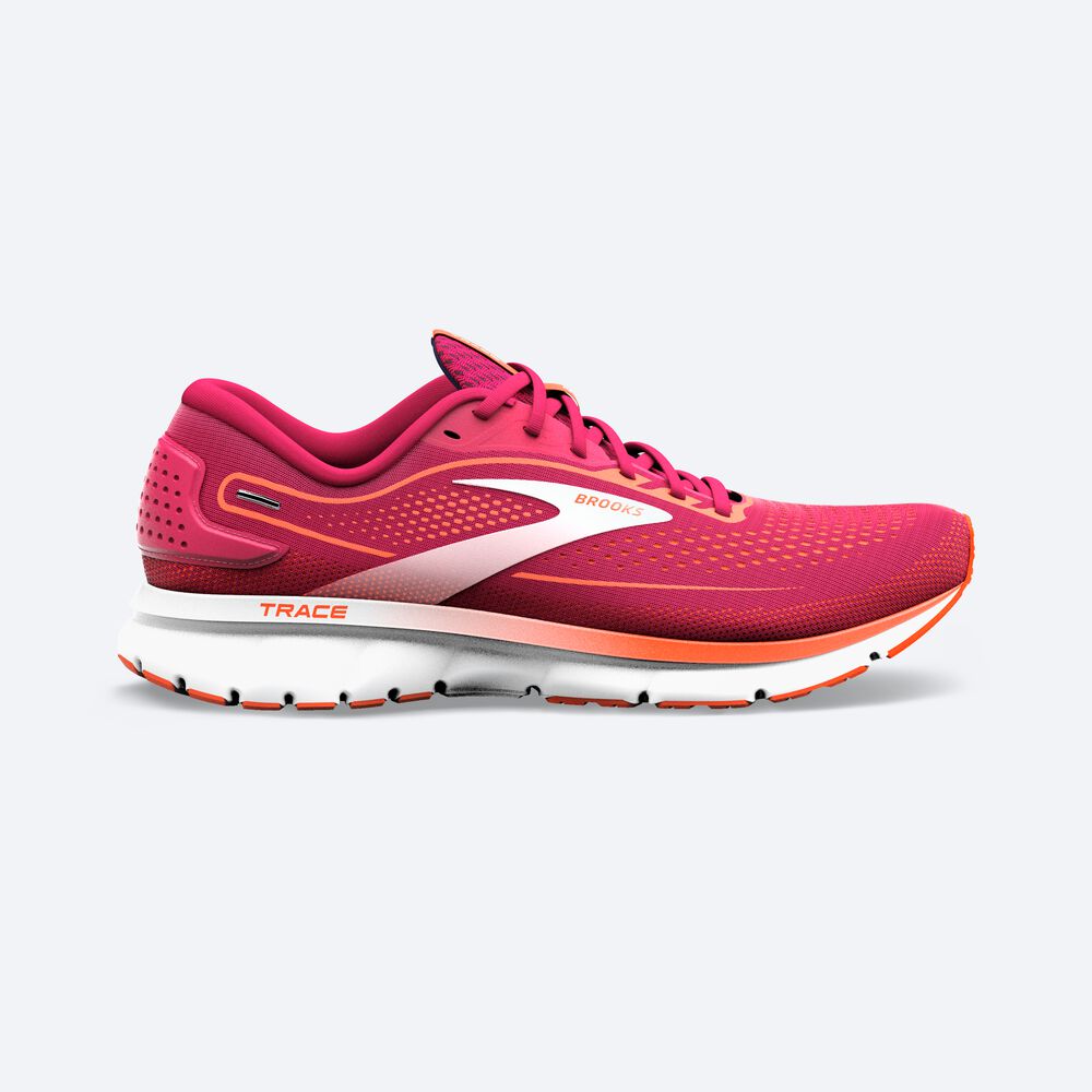 Brooks Trace 2 Női Futócipő Piros/Rózsaszín | HU936245