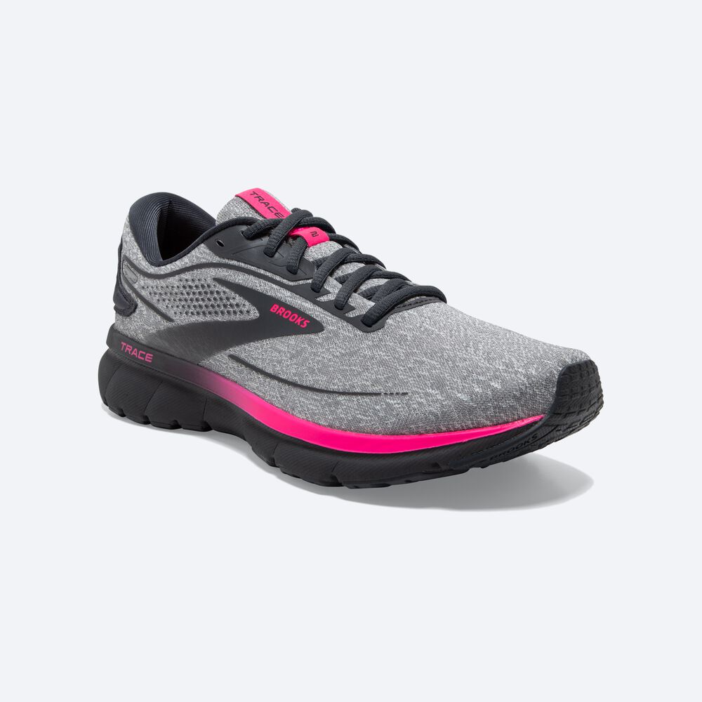 Brooks Trace 2 Női Futócipő Szürke/Rózsaszín | HU875263