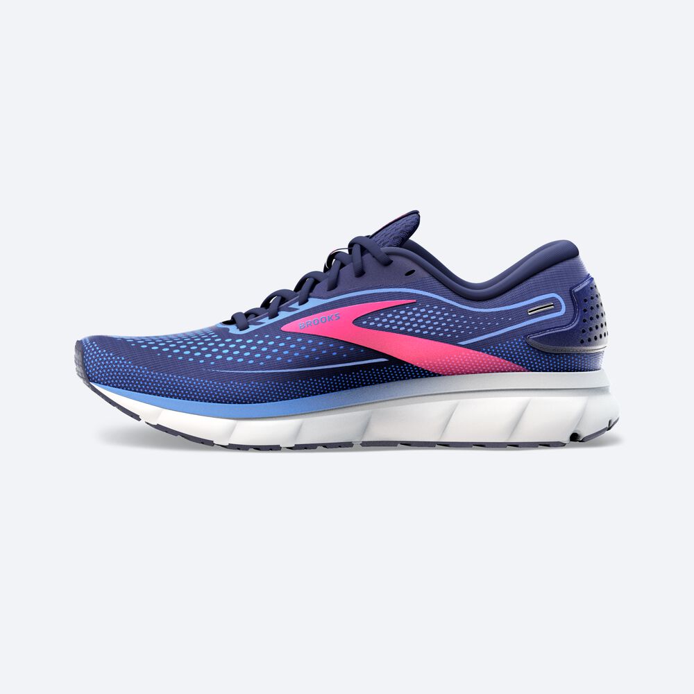 Brooks Trace 2 Női Futócipő Sötétkék/Kék/Rózsaszín | HU947526