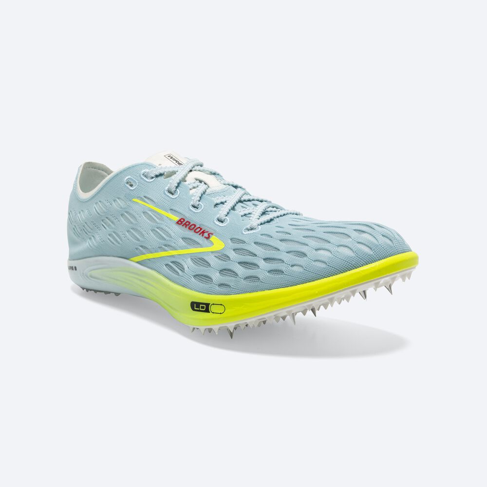 Brooks Wire 8 Női Szöges Cipő Kék/Piros | HU032698