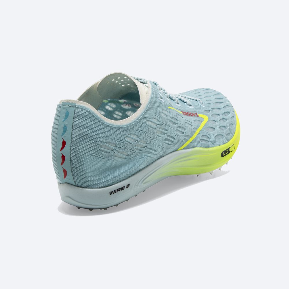 Brooks Wire 8 Női Szöges Cipő Kék/Piros | HU032698